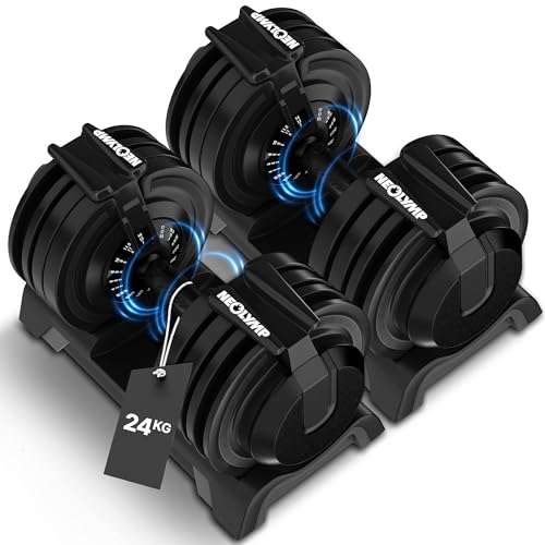 NEOLYMP Verstellbare Kurzhantel 2–40 kg mit Schnellverstellung, Einzelstück