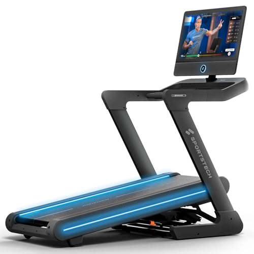 Sportstech sTread Pro: Klappbares Laufband, 20 km/h, 15% Steigung, mit App