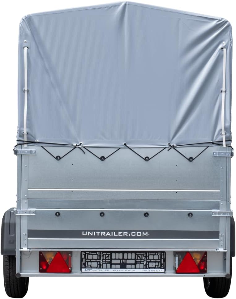 Unitrailer Tilting Hanger 230 with High Tarpaulin and Jockey Wheel