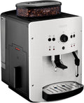 Krups Arabica Picto Kaffeevollautomat: Milchdüse, 2-Tassen, Drehregler, einfache Reinigung, TÜV-zertifiziert, Weiß