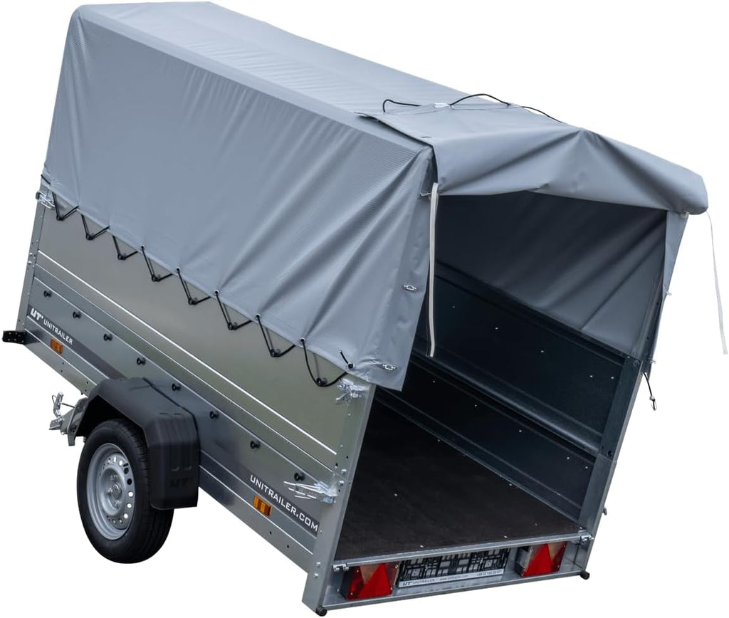 Unitrailer Tilting Hanger 230 with High Tarpaulin and Jockey Wheel