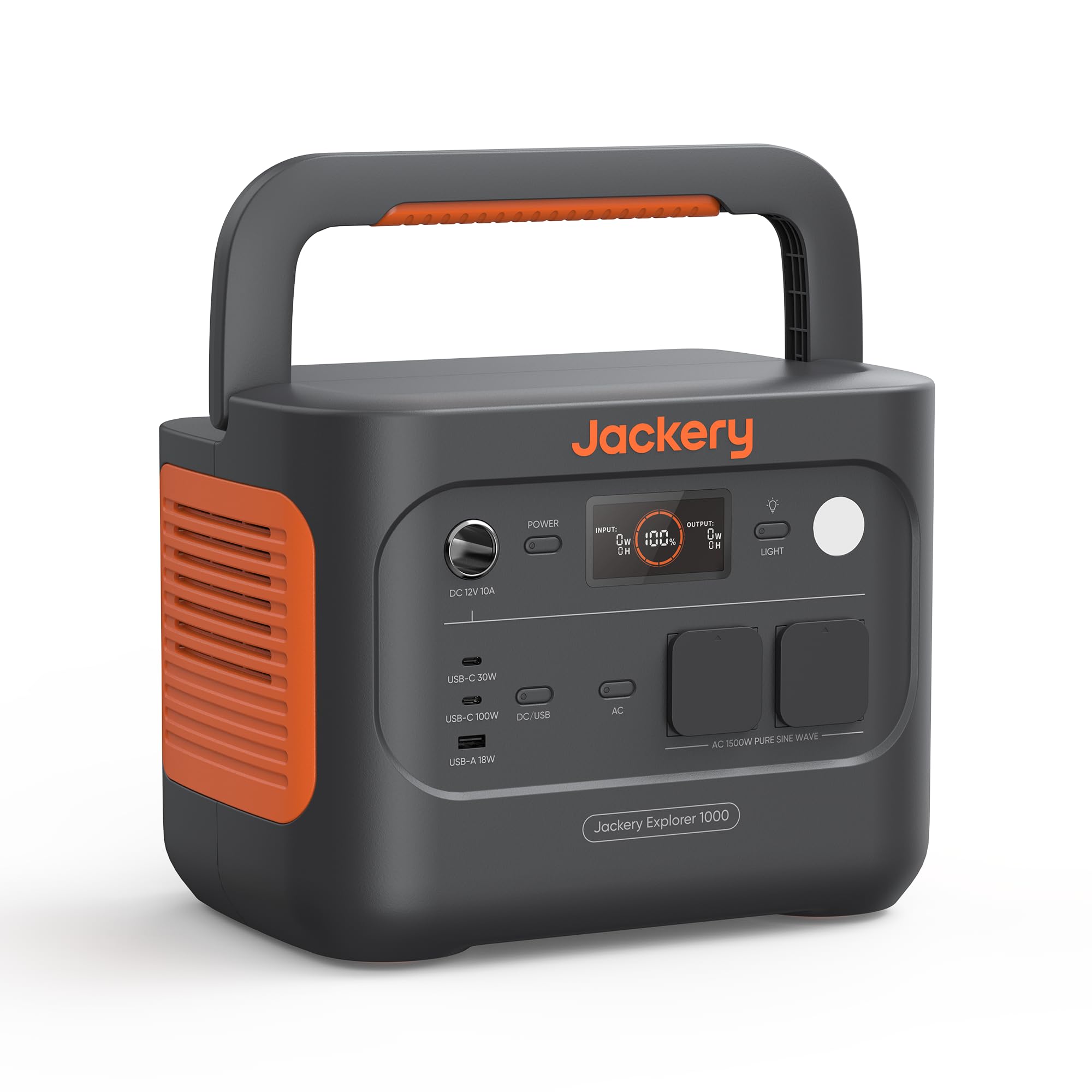 Jackery 1000 V2 Powerstation 1070Wh, 1500W, mit 200W Solarpanel & Schnellladung