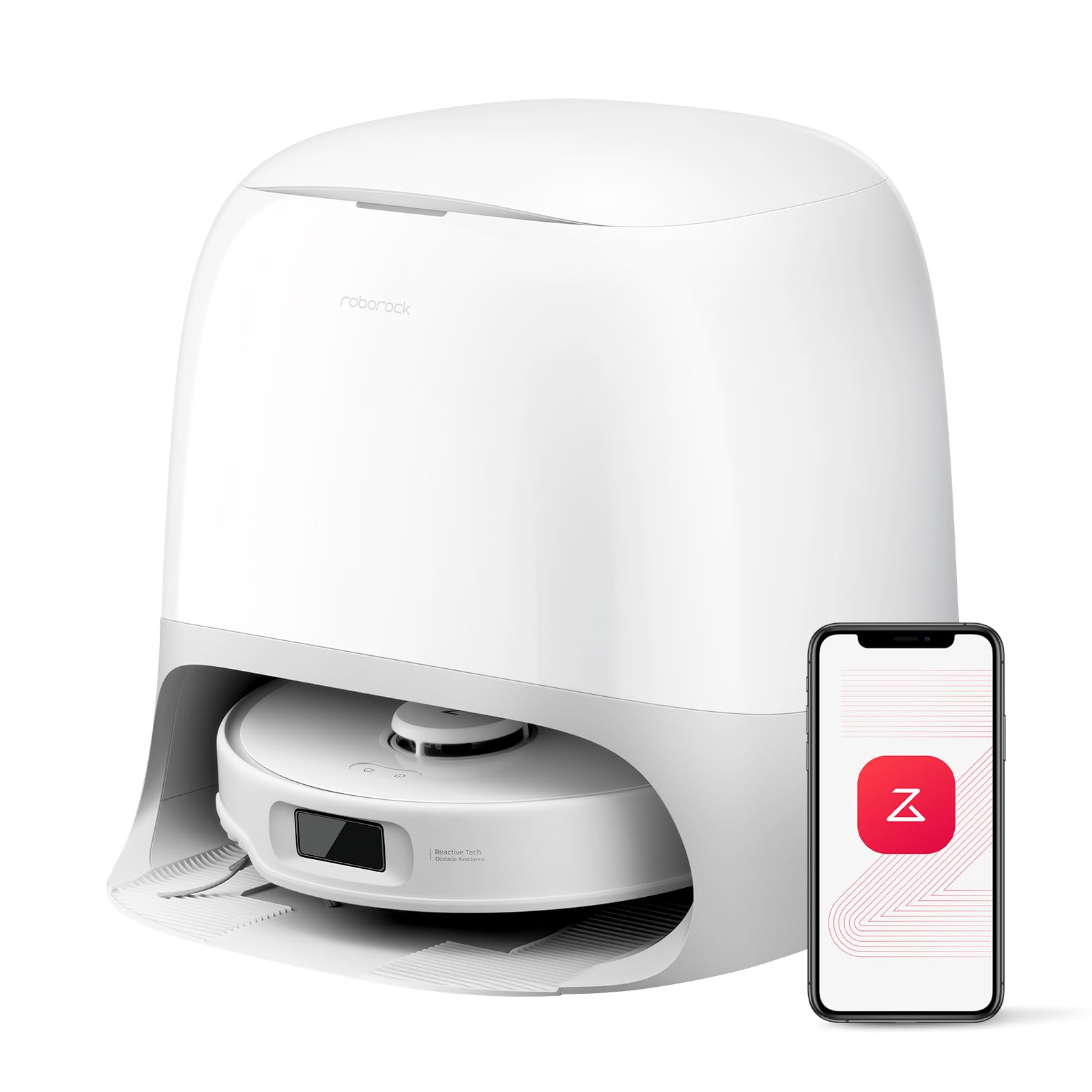 Roborock Qrevo Curv, 18,500Pa, Hebemopp, 75°C Wäsche, Anti-Tangle, Sprachsteuerung