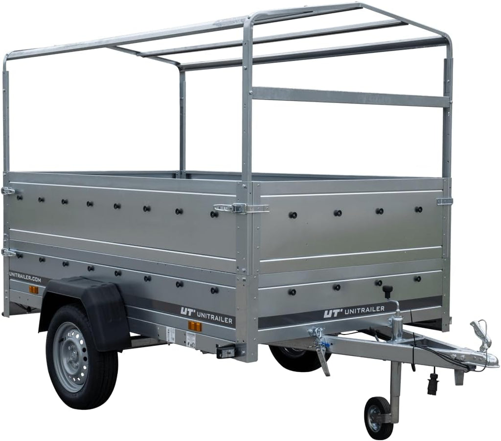 Unitrailer Tilting Hanger 230 with High Tarpaulin and Jockey Wheel