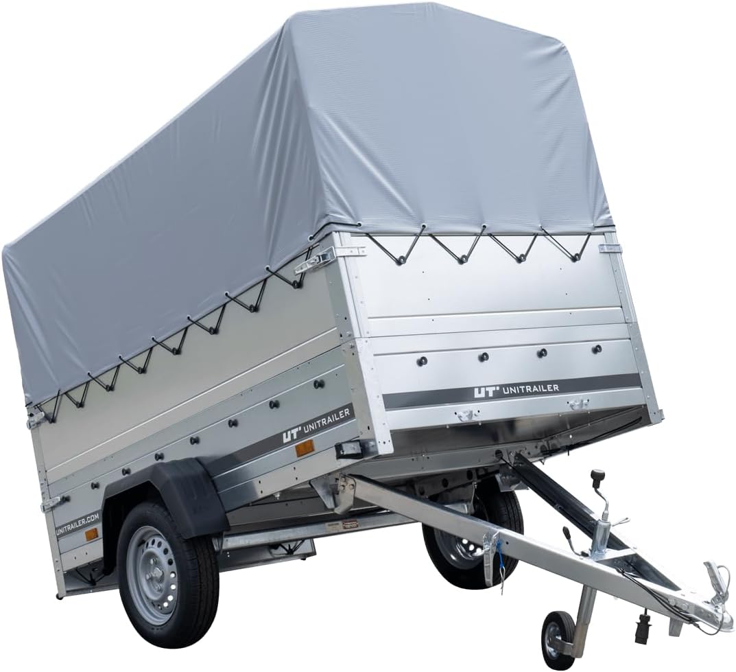 Unitrailer Tilting Hanger 230 with High Tarpaulin and Jockey Wheel