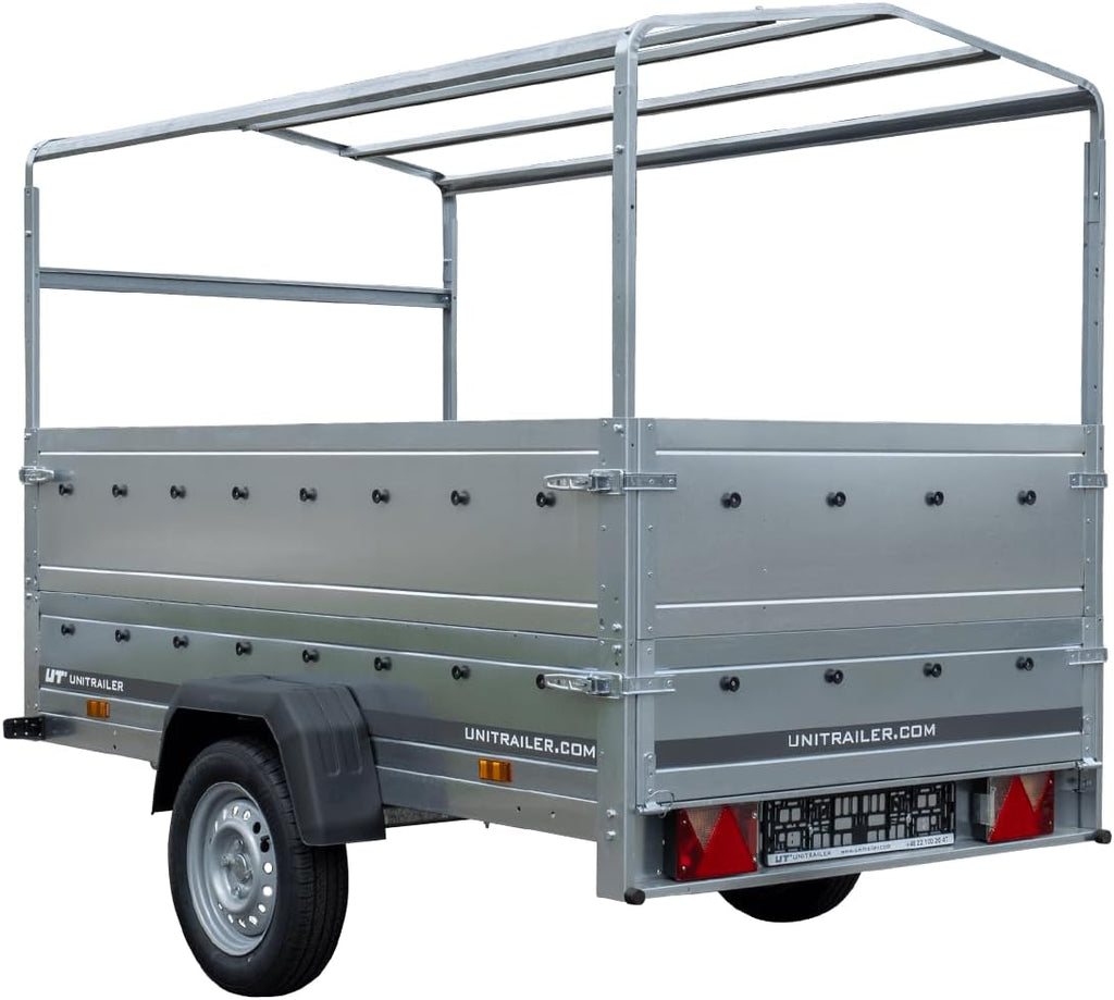 Unitrailer Tilting Hanger 230 with High Tarpaulin and Jockey Wheel