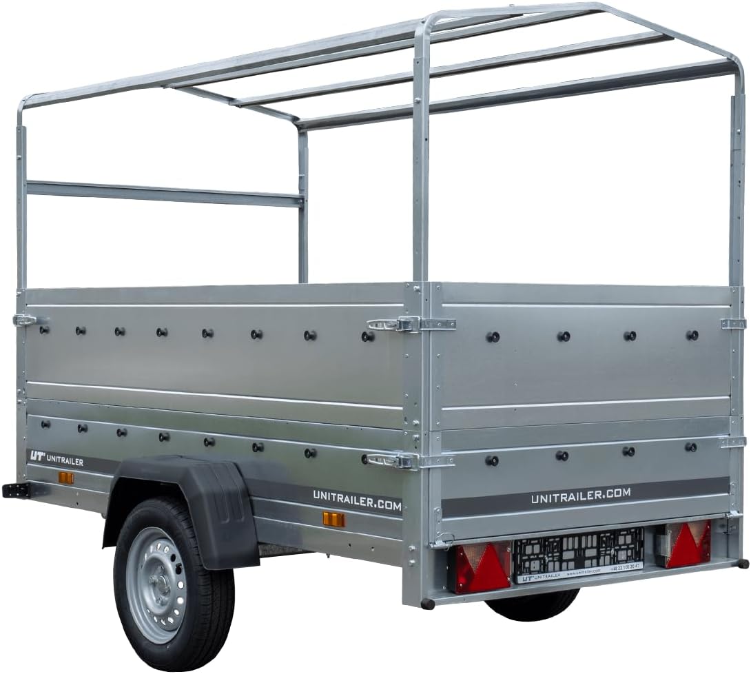 Unitrailer Tilting Hanger 230 with High Tarpaulin and Jockey Wheel