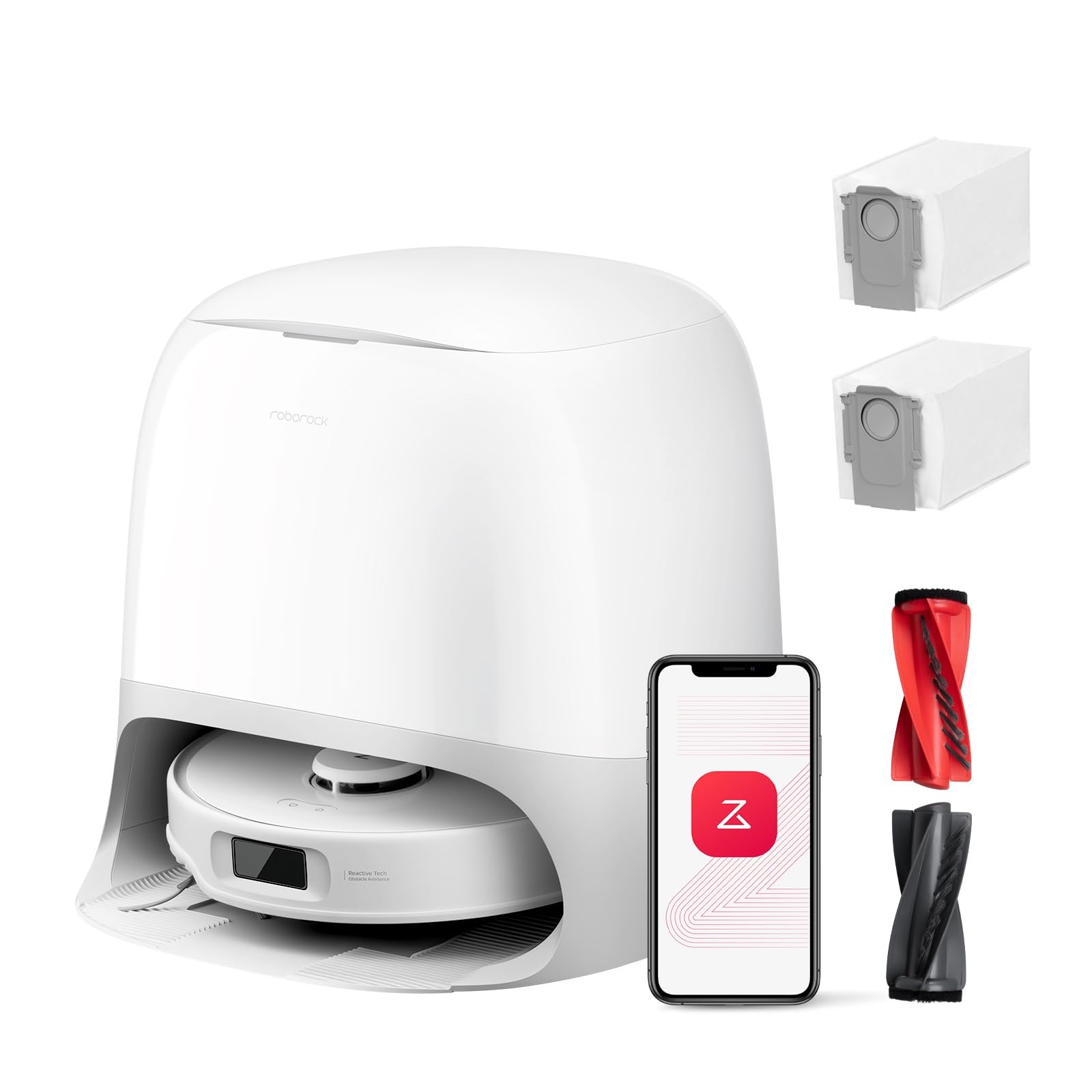Roborock Qrevo Curv, 18,500Pa, Hebemopp, 75°C Wäsche, Anti-Tangle, Sprachsteuerung