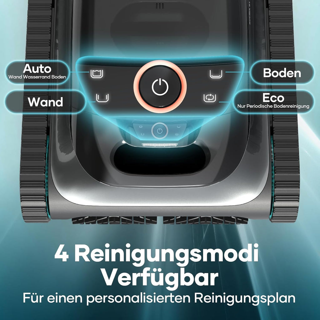 AIPER Scuba S1 Kabelloser Poolroboter, Boden & Wand, Navigation 2.0, 150 Min Laufzeit, bis 150㎡