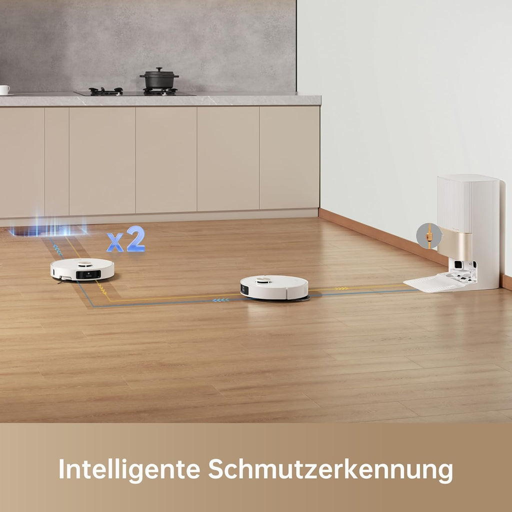 Dreame X40 Ultra Robot Vacuum with Mop, 12,000Pa, Self-Cleaning & Auto Empty