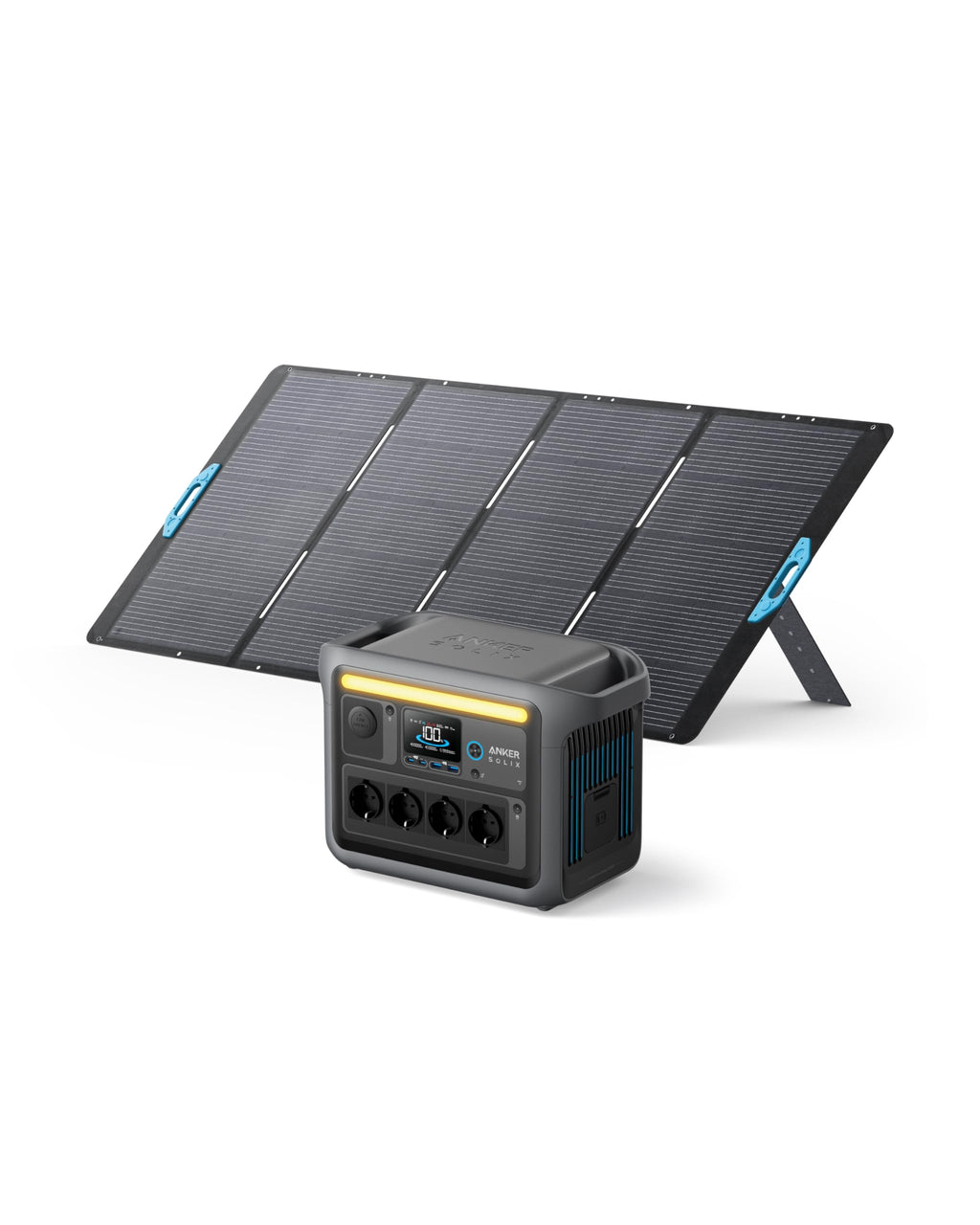Anker SOLIX C1000 Powerstation 1056Wh, 1800W, mit Tasche & 4 AC-Steckdosen