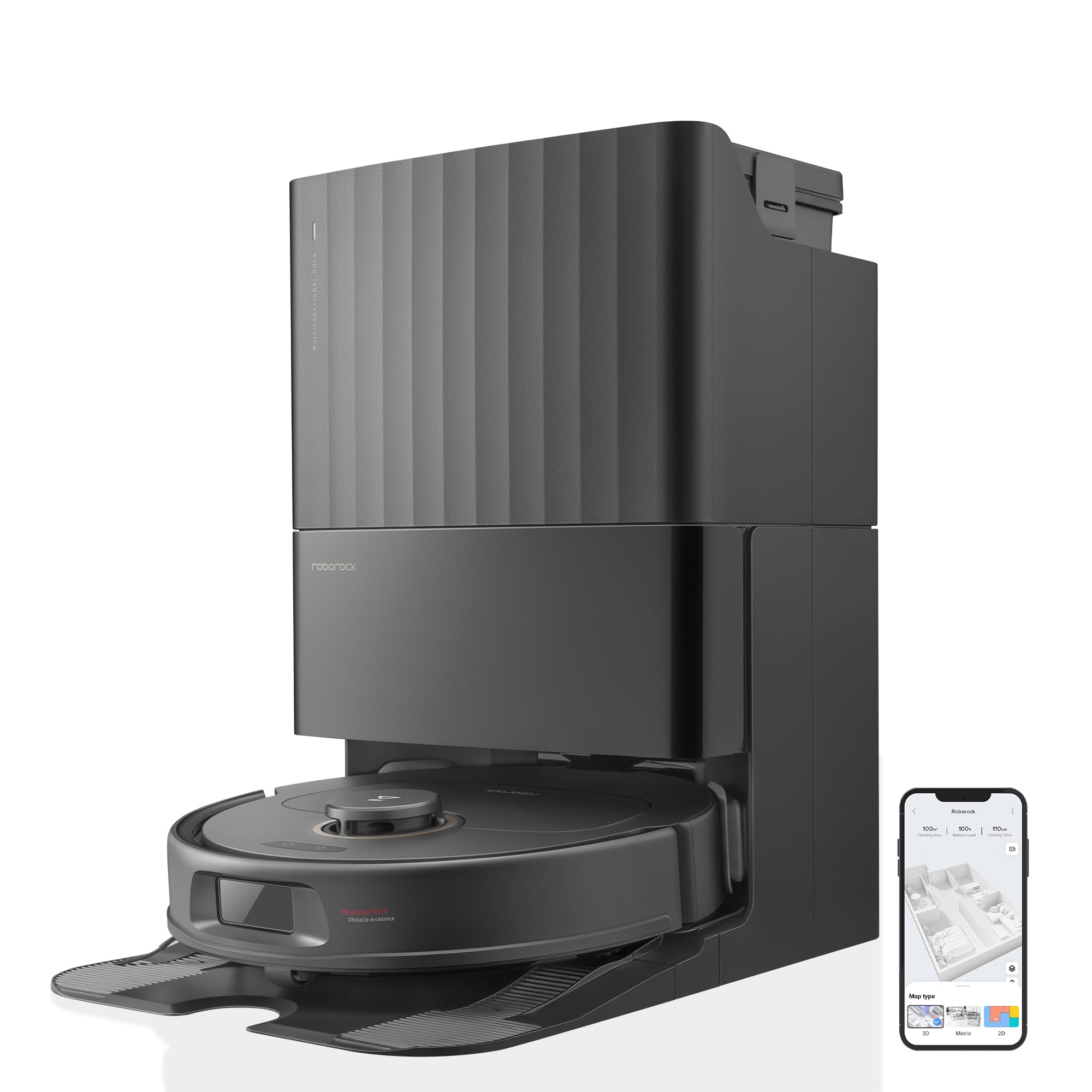 Roborock Qrevo Pro Set, 7000 Pa, FlexiArm™, 60 °C Moppreinigung