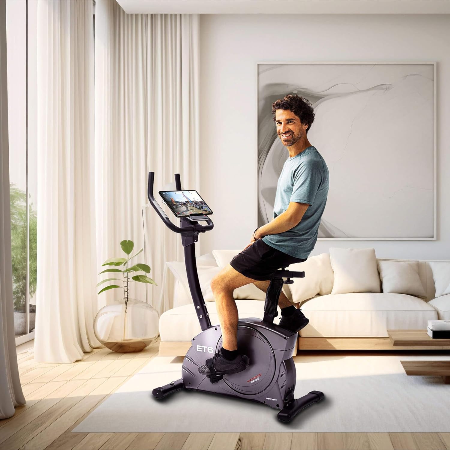 Christopeit ET 6: Ergometer mit 24 Stufen, 12 kg Bremssystem, 150 kg Traglast