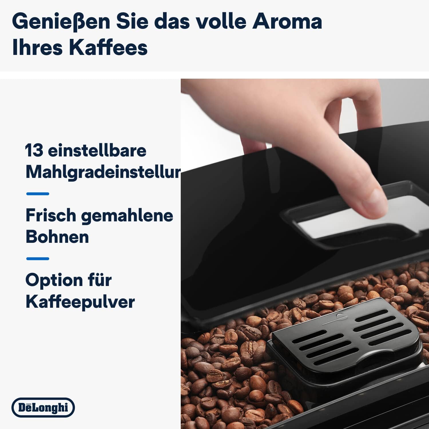 De'Longhi Magnifica S ECAM 22.110.B: Voller Kaffeegenuss auf Knopfdruck mit Milchschaum-Düse