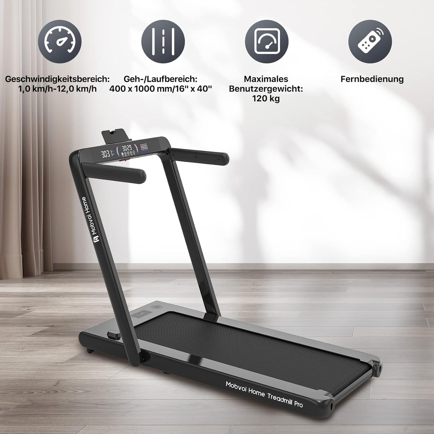 Mobvoi Home Laufband Ultra: 3‑in‑1 Gehen & Laufen für Zuhause