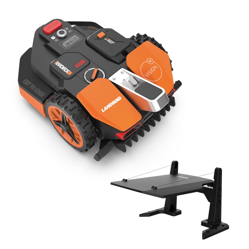 WORX WR167E Mähroboter 700 m² mit Kabel, App & AIA-Navigation