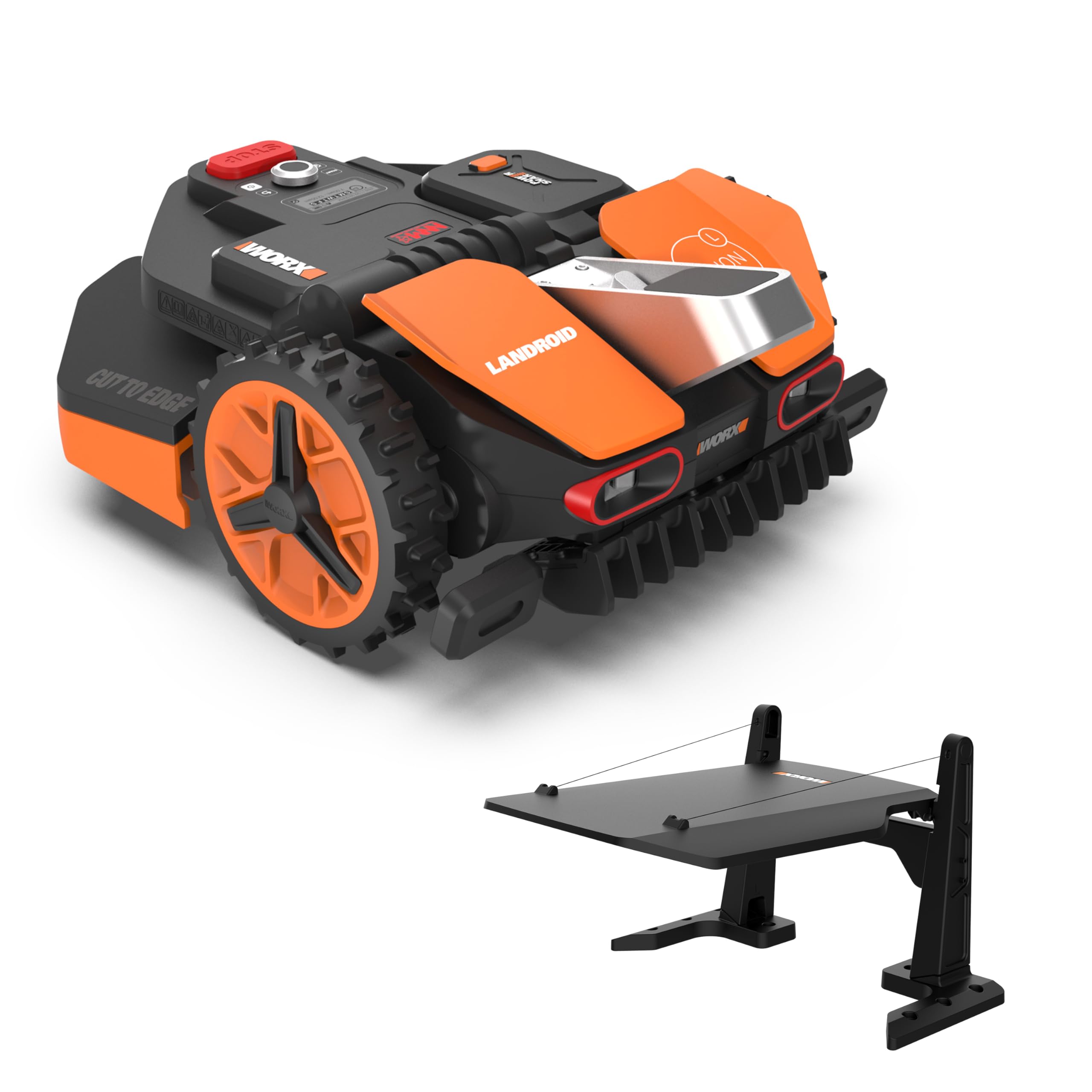 WORX Vision S250 Mähroboter 250 m² ohne Kabel, KI & Igelschutz