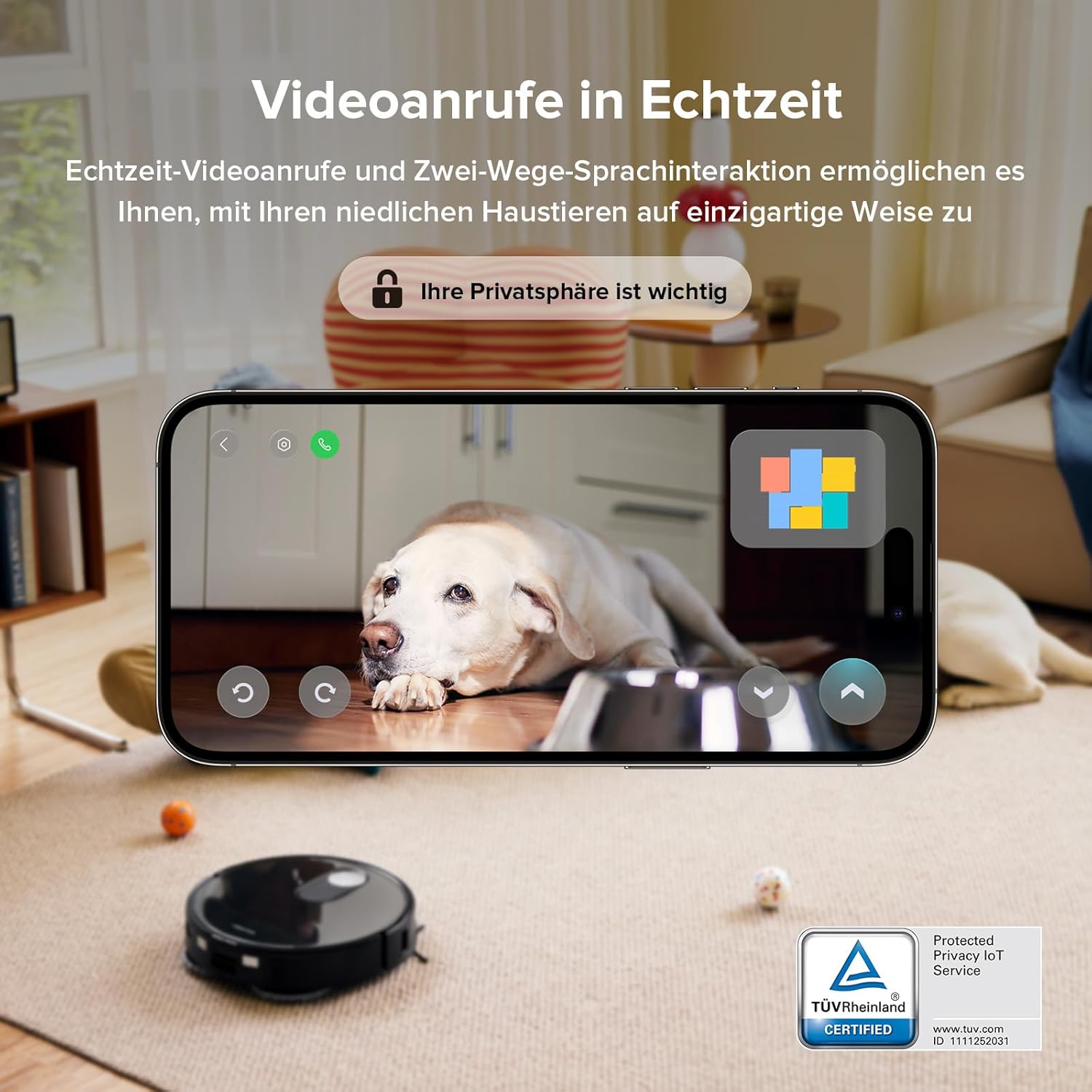 Roborock Qrevo Slim Saugroboter: Ultraflach, 11.000Pa, StarSight Navigation, 8-in-1 Dock