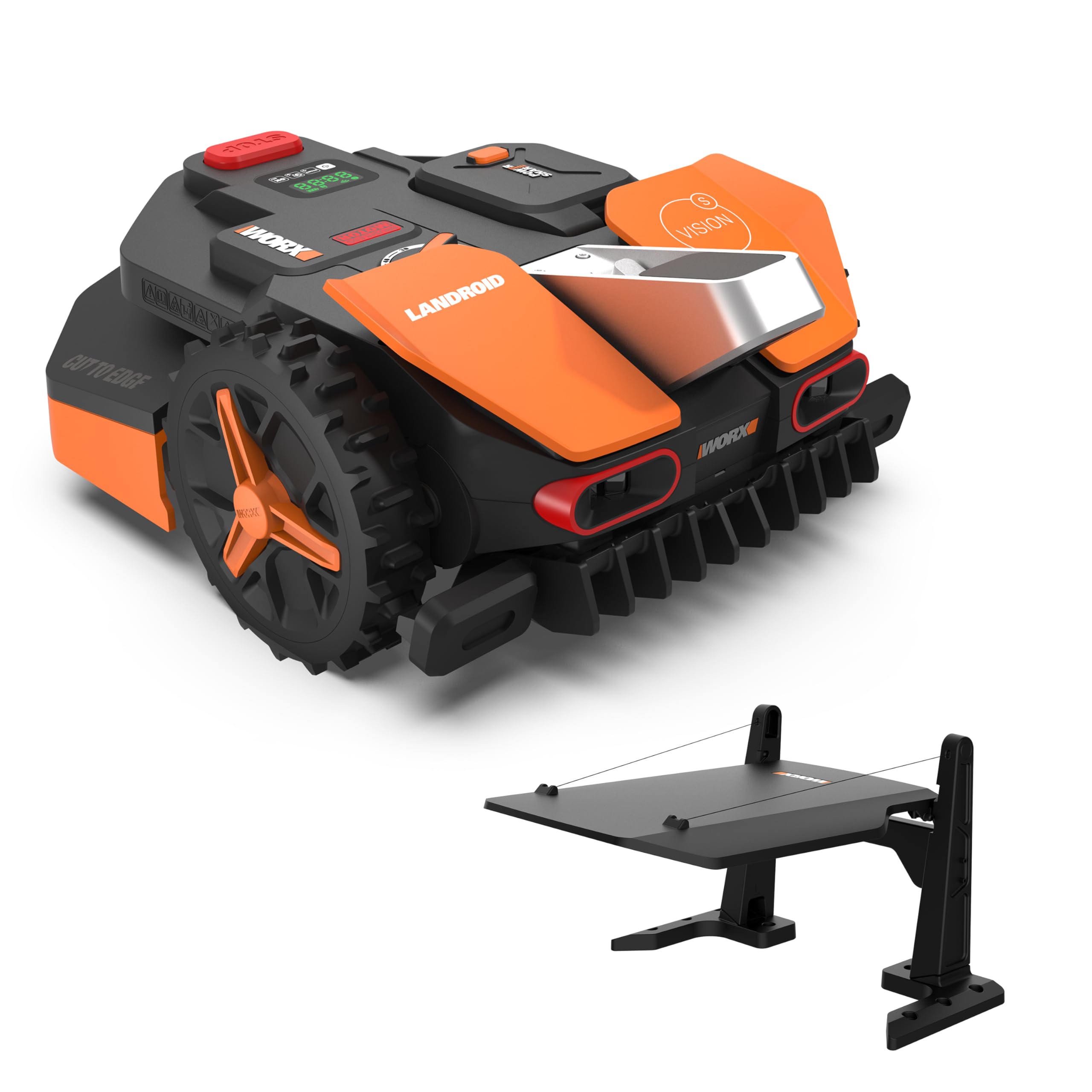 WORX WR167E Mähroboter 700 m² mit Kabel, App & AIA-Navigation