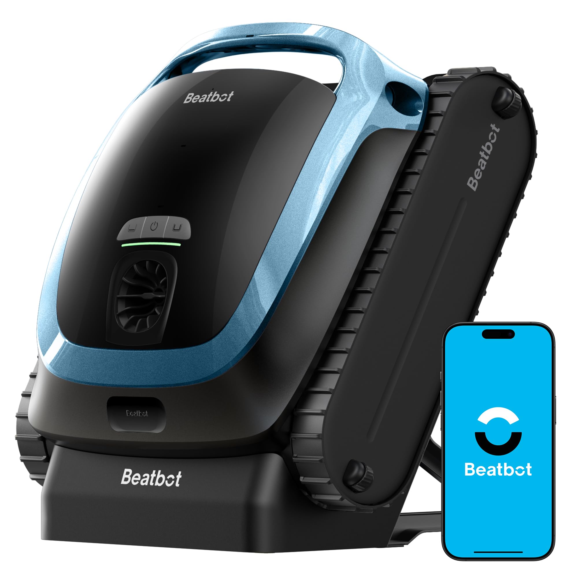 Beatbot AquaSense 2 Akku Poolroboter, Boden & Wand, Wasserlinie doppelt, bis 300㎡, Midnight Blue