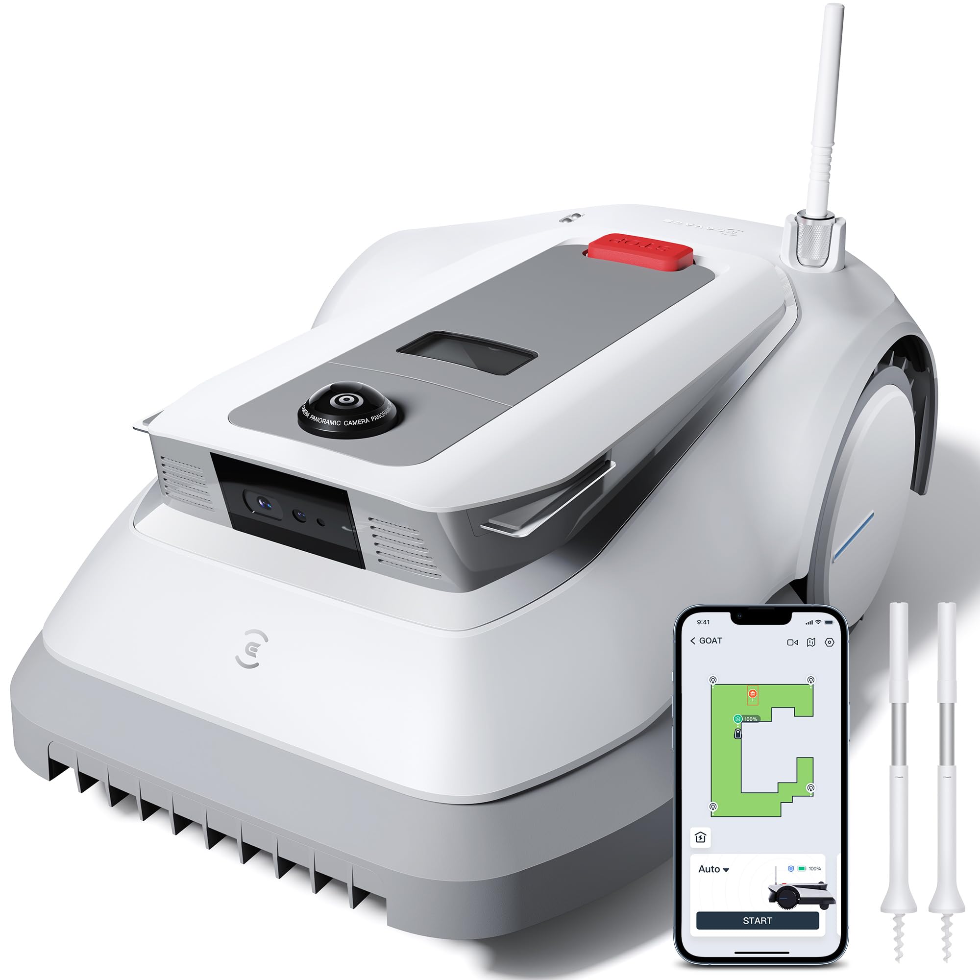 ECOVACS GOAT G1-800 Mähroboter 800 m², ohne Kabel, GPS & Hindernisvermeidung