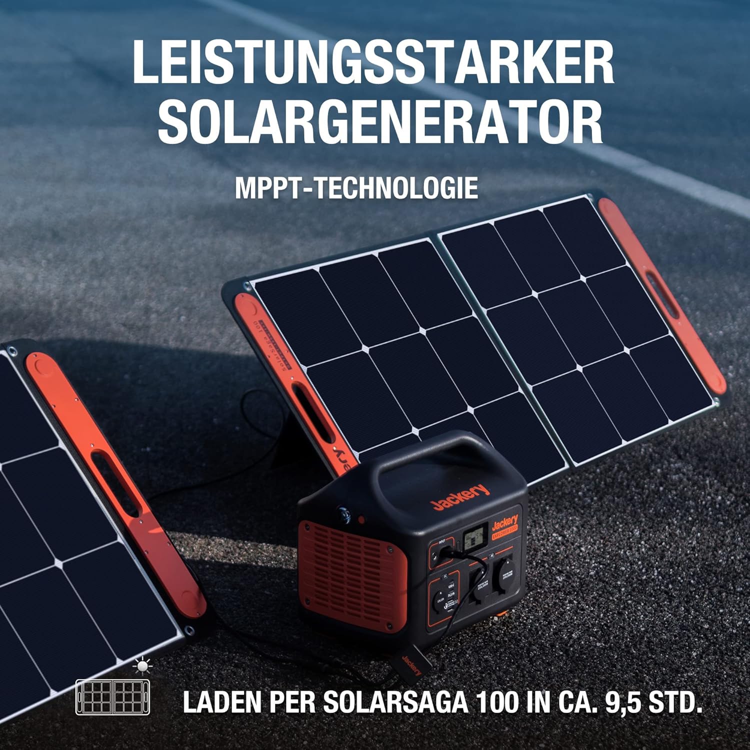 Jackery Explorer 500 Powerstation 518Wh, 500W (1000W Peak), USB & 230V