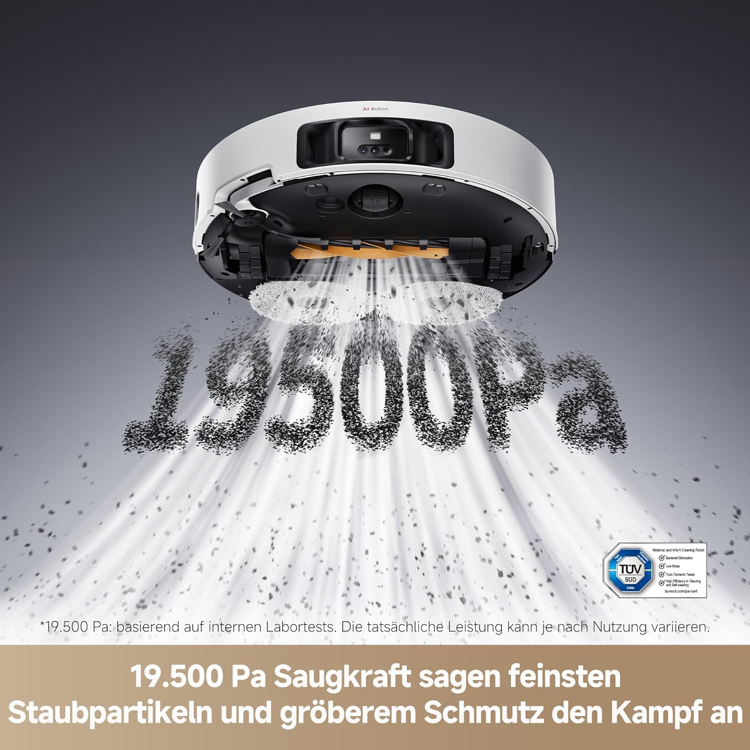 Dreame L50 Pro Ultra Saug- & Wischroboter: Auto-Entleerung, Selbstreinigung, 19.500 Pa