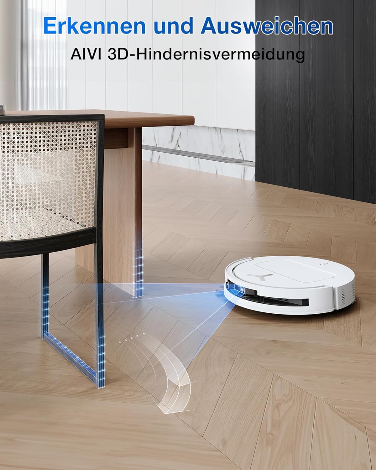 ECOVACS DEEBOT T50 Omni Saugroboter: 15.000 Pa, Heisswasser-Wischfunktion mit All-in-One Station