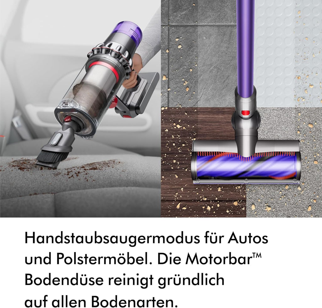 Dyson V11 Advanced Kabelloser Akku-Staubsauger für Ultimative Tiefenreinigung Nickel Violett